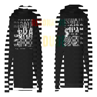 Resonator Guitar Dude Dobro Guitare Résophonique T-shirt à manches longues - Cadeauxyz