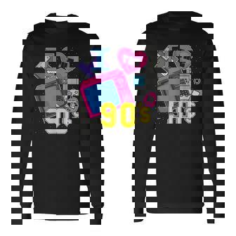 Retro 90S Años 90 Eraintage Me Encantan Los Años 90 Camiseta de manga larga - Regaloses