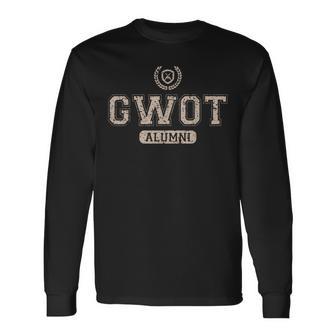 Retro Afghanistan Alumni Gwot Oef Veteran Long Sleeve T-Shirt | Mazezy