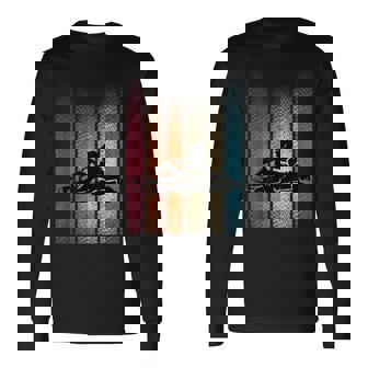 Retro Go-Kart Motorsport Pista Di Go-Kart Guida Di Go-Kart Maglietta a maniche lunghe - Novitaregali