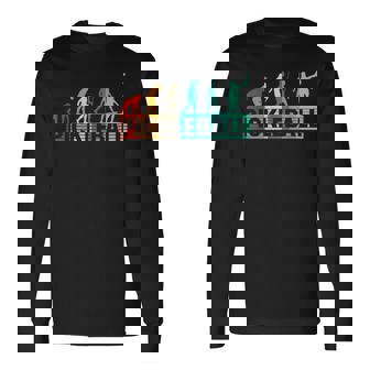 Retro Pickleball Evolution Dinking Divertente Maglietta a maniche lunghe - Novitaregali