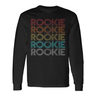 Retro Vintage Rookie Long Sleeve T-Shirt - Thegiftio UK
