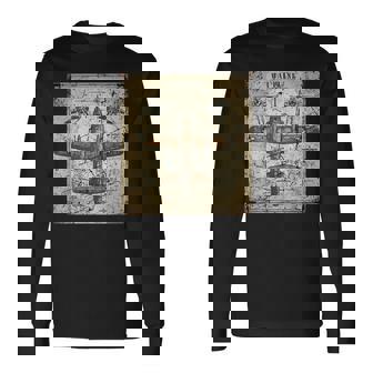 Retro War Plane Ww2 Blueprint World War 2 Long Sleeve T-Shirt - Thegiftio