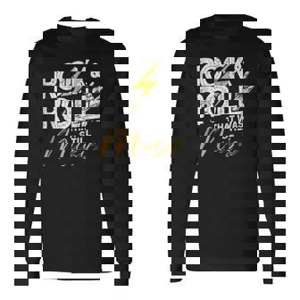 Rock And Roll Electronic Rock Guitar Tank Top Long Sleeve T-Shirt | Mazezy