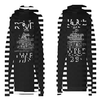 Rome Jubilee Pilgrims Of Hope 2025 Vatican V4 Long Sleeve T-Shirt | Seseable UK