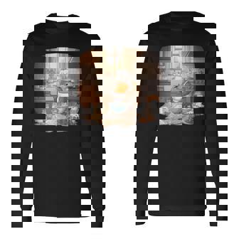 Rouge-Gorge Pâtissier Oiseau De Jardin Animal Dessin T-shirt à manches longues - Cadeauxyz