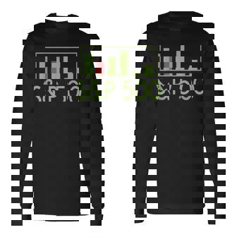 S&P 500 アメリカ株インデックス証券取引知識財務 長袖Tシャツ - Kawaiitshirt