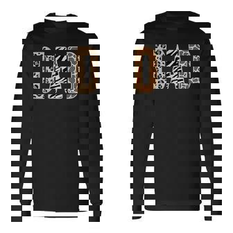 Safari Birthday Party Matching Family Wildlife Animals Dad Long Sleeve T-Shirt - Monsterry