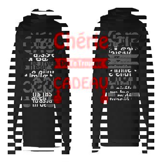 Saintalentin Chérie Amour Couple Humourtalentin 2025 T-shirt à manches longues - Cadeauxyz