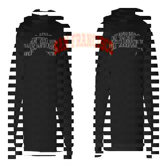 San Francisco Throwback Classic Long Sleeve T-Shirt | Mazezy