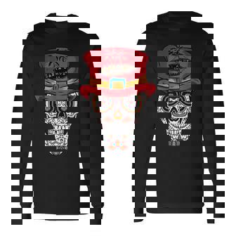 Santa Cruz Deurf Avec Motif Tête De Mort -Ouvenir De Californie T-shirt à manches longues - Cadeauxyz