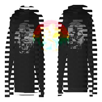 Sasquatch Taco Lover Mexican Food Cinco De Mayo Long Sleeve T-Shirt - Monsterry