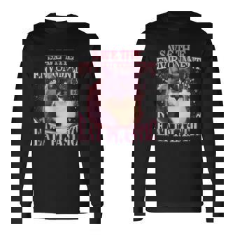 Save The Environment Eat Plastic Silly Cat Meme Cats Long Sleeve T-Shirt | Mazezy