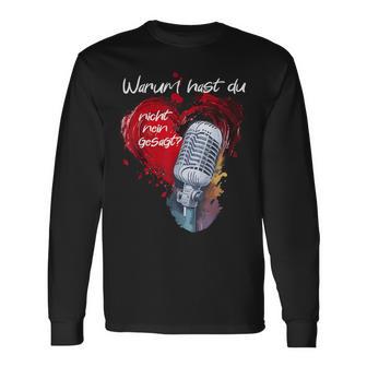 Schlager Warum Hast Du Nicht Nein Gesagt Elbufer Langarmshirts - Geschenkecke
