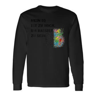 Schönes Gegen Rassismus Geschenk Refugees Welcome Langarmshirts - Geschenkecke