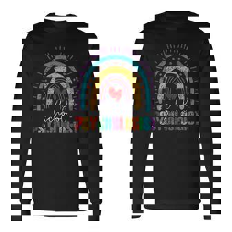 School Psychologist School Psychology Teacher School Psychologist Long Sleeve T-Shirt | Mazezy