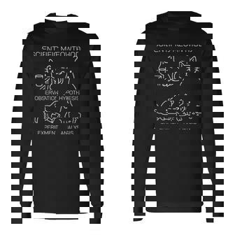 Scientific Meowthod Gatto Divertente Per Insegnantitudenti Maglietta a maniche lunghe - Novitaregali