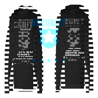 Security Little Sister Protection Squad Boys Brother Long Sleeve T-Shirt | Mazezy