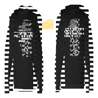 Senior Class Of 2025 Basketball Sports Seniors Boys Team Long Sleeve T-Shirt - Thegiftio