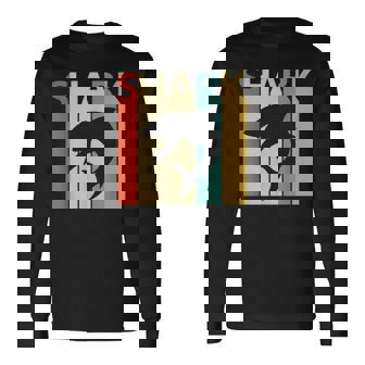 Shark サメ 動物 長袖Tシャツ - Kawaiitshirt