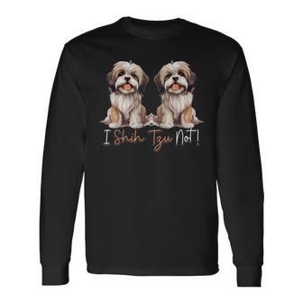 Shih Tzu Hsi Shih Dog Pet Dog Breed I Shih Tzu Not Long Sleeve T-Shirt - Thegiftio