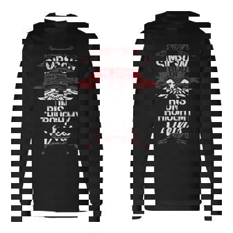 Simpson Blood Runs Through Myeins 苗字 Family 長袖Tシャツ - Kawaiitshirt