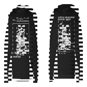 Sliver Mask King Baldwin Iv Meme The Leper King Warrior Long Sleeve T-Shirt | Seseable UK