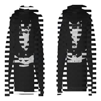 Smoking Abito Frac Papillon Gilet Costume Carnevale Maglietta a maniche lunghe - Novitaregali