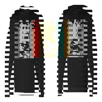 Snake ヘビ 蛇 動物 長袖Tシャツ - Kawaiitshirt