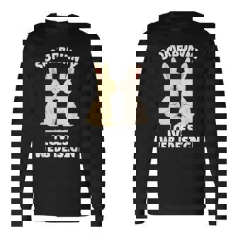 Somebunny Loves Web Cute Easter Bunny Web Er Long Sleeve T-Shirt | Mazezy