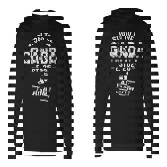 Soon To Be Grandpa Again Promoted To Grandpa Again 2026 Long Sleeve T-Shirt - Monsterry