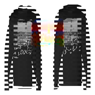 Souvenir De BelgiqueBruxelles T-shirt à manches longues - Cadeauxyz