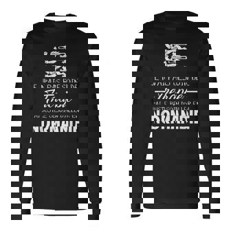 Souvenir De Normandie Cadeau Humour Normandie Thérapie T-shirt à manches longues - Cadeauxyz