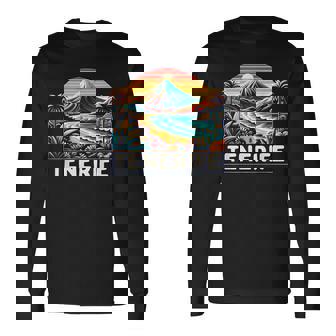 Souvenir Deacancesintage De Tenerife Espagne T-shirt à manches longues - Cadeauxyz