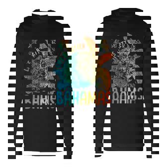 Souvenir Deoyage Aux Bahamas Tortues Marines Plages Et T-shirt à manches longues - Cadeauxyz