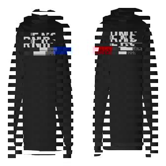 Souvenir Deoyage Drapeau De Rennes France Pour Locaux Et Touristes T-shirt à manches longues - Cadeauxyz