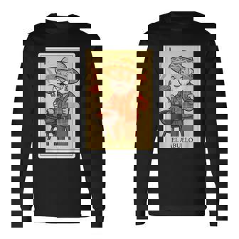 Spanish-Mexican Bingo El Abuelo Long Sleeve T-Shirt - Monsterry