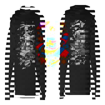 Spazio Astronauta Master Builder Building Blocks Mattoni Bambini Maglietta a maniche lunghe - Novitaregali