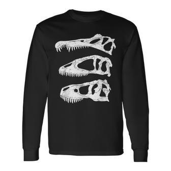 Spinosaurus Tyrannosaurus Rex Carcharodontosaurus Long Sleeve T-Shirt | Mazezy