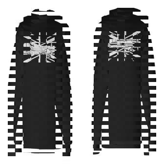 Spitfire Uk Raf Ww2 航空機 飛行機 スーパーマリン 長袖Tシャツ - Kawaiitshirt