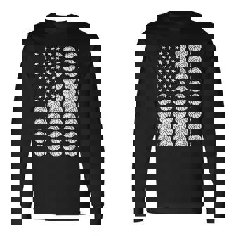 Sport Us Flag Netball Long Sleeve T-Shirt | Mazezy