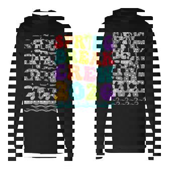 Spring Break Crew 2026 Matching Family Group Vacation Trip Long Sleeve T-Shirt - Thegiftio