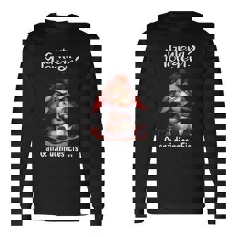 Spruch Morgenmuffel Müde Langschläfer Guten Morgen Esel Langarmshirts - Geschenkecke