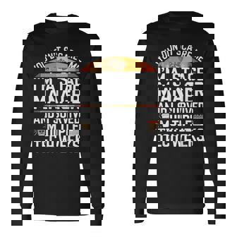 Stage Manager Tech Weeks Theatre Manager Long Sleeve T-Shirt | Mazezy