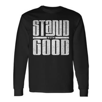 Stand With Good Support Minneapolis Long Sleeve T-Shirt - Thegiftio UK