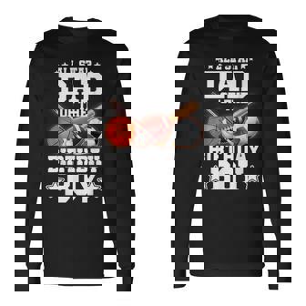 All Star Dad Of The Birthday Boy Basketball Soccer Sport Long Sleeve T-Shirt | Mazezy