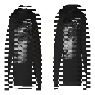 Statue De David X Michel-Ange T-shirt à manches longues - Cadeauxyz