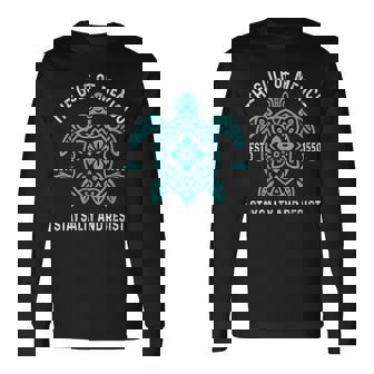 Stay The Gulf Of Mexico Turtle Estd 1550 Be Salty And Resist Long Sleeve T-Shirt | Seseable CA