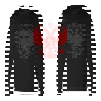 Stemma Conimbolo Dell'aquila Russa A Doppia Testa Maglietta a maniche lunghe - Novitaregali