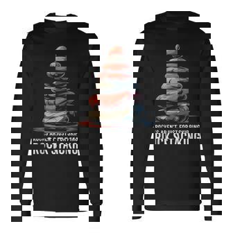 Stone Balance Rocks Aren't Just For Skipping Rock Stacking Tank Top Long Sleeve T-Shirt | Mazezy